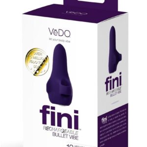 VeDo Fini Rechargeable Silicone Bullet Vibrator - Purple