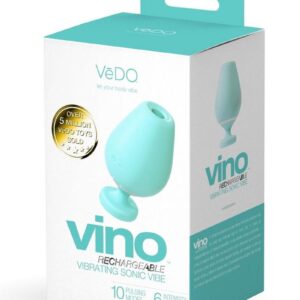 VeDo Vino Silicone Rechargeable Sonic Clitoral Vibrator - Turquoise