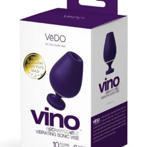VeDo Vino Silicone Rechargeable Sonic Clitoral Vibrator - Purple