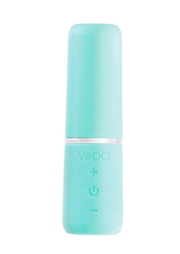 VeDO Retro Silicone Rechargeable Bullet - Turquoise - Image 2