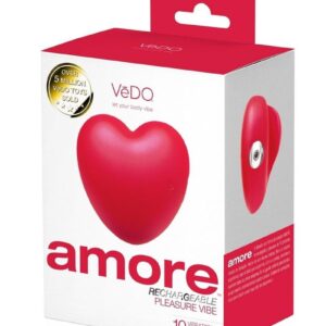 VeDO Amore Rechargeable Silicone Pleasure Massager - Red