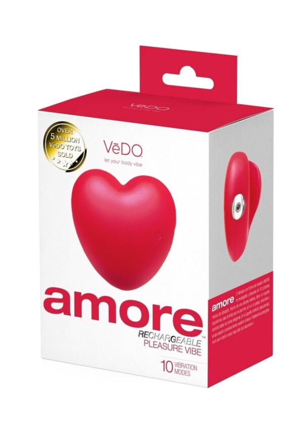 VeDO Amore Rechargeable Silicone Pleasure Massager - Red