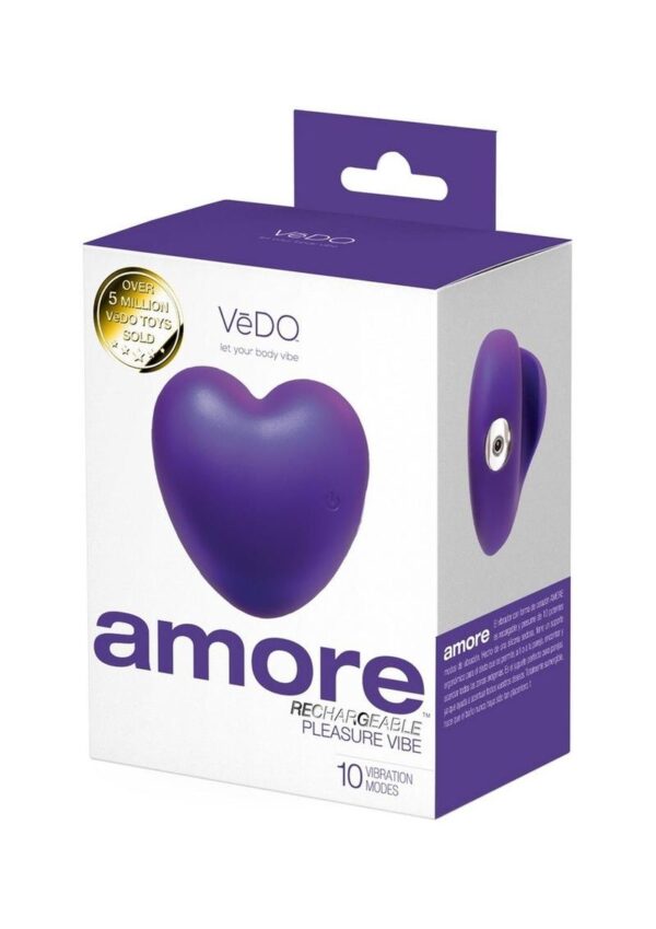 VeDO Amore Rechargeable Silicone Pleasure Massager - Purple