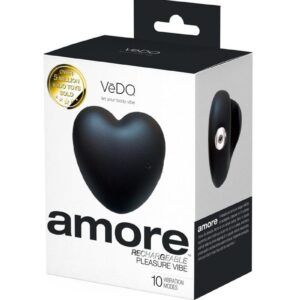 VeDO Amore Rechargeable Silicone Pleasure Vibrator - Black