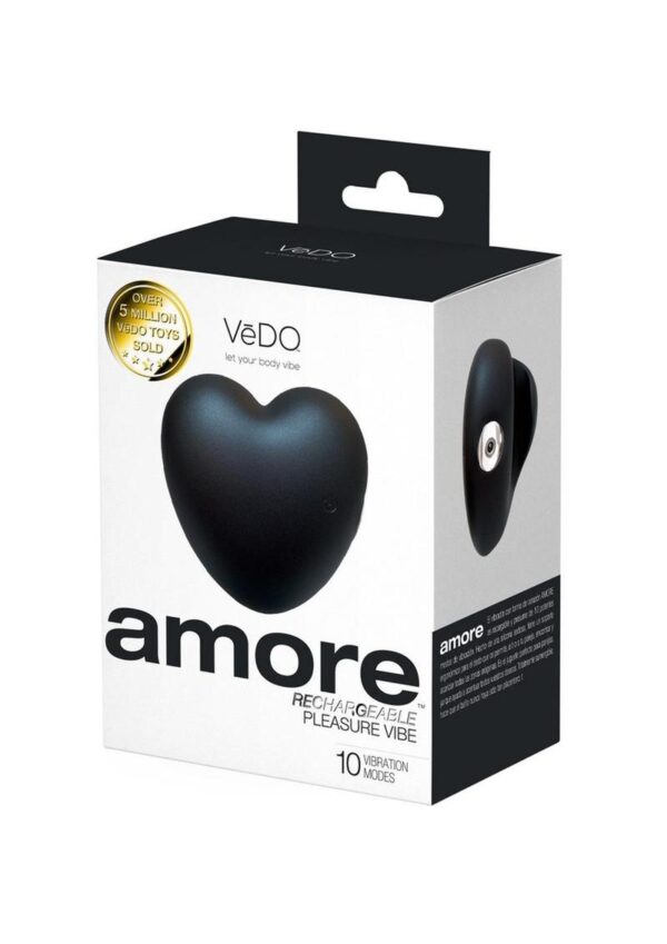 VeDO Amore Rechargeable Silicone Pleasure Vibrator - Black