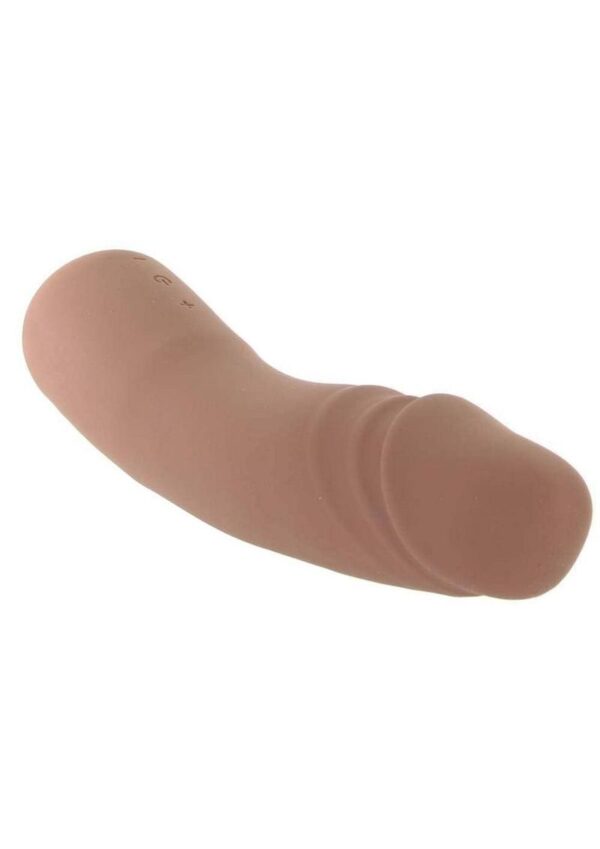 VeDO Rialto Silicone Rechargeable Realistic Vibrator - Caramel - Image 3