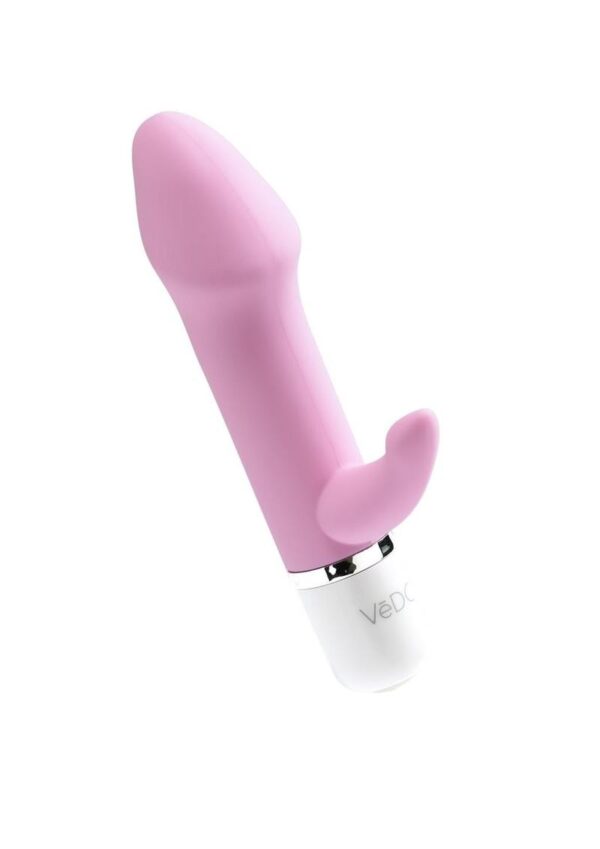 VeDO Eva Silicone Mini Vibrator - Make Me Blush Pink - Image 3