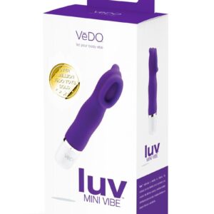 VeDO Luv Silicone Mini Vibrator - Into You Indigo