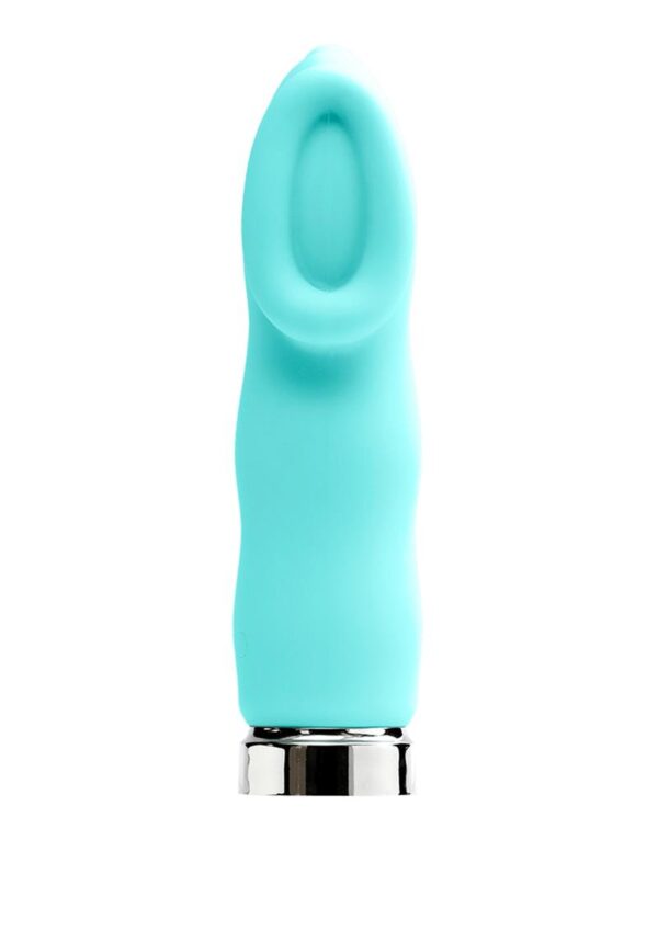 VeDO Luv Plus Rechargeable Silicone Bullet Vibrator - Tease Me Turquoise - Image 2