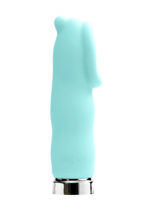 VeDO Luv Plus Rechargeable Silicone Bullet Vibrator - Tease Me Turquoise - Image 4