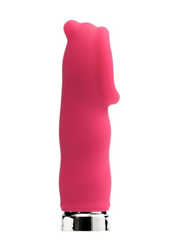 VeDO Luv Plus Rechargeable Silicone Bullet Vibrator - Foxy Pink - Image 4