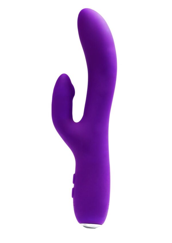 VeDO Rockie Rechargeable Silicone Rabbit Vibrator - Into You Indigo - Image 2