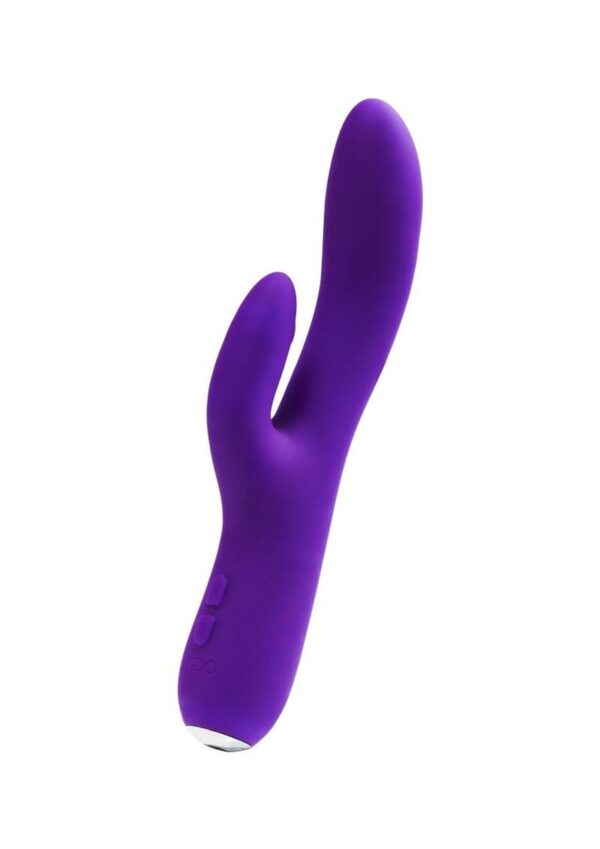 VeDO Rockie Rechargeable Silicone Rabbit Vibrator - Into You Indigo - Image 4