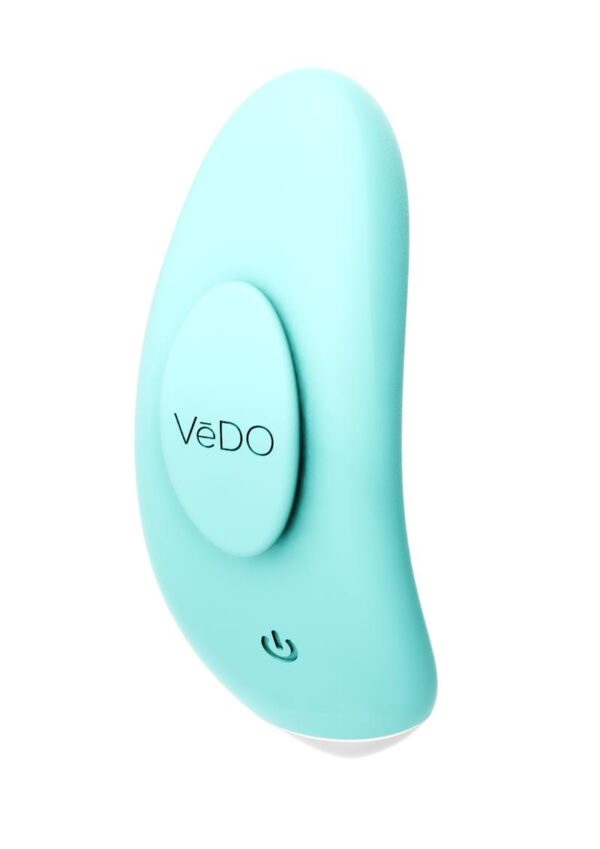 VeDO Niki Rechargeable Silicone Panty Vibe - Tease Me Turquoise - Image 2
