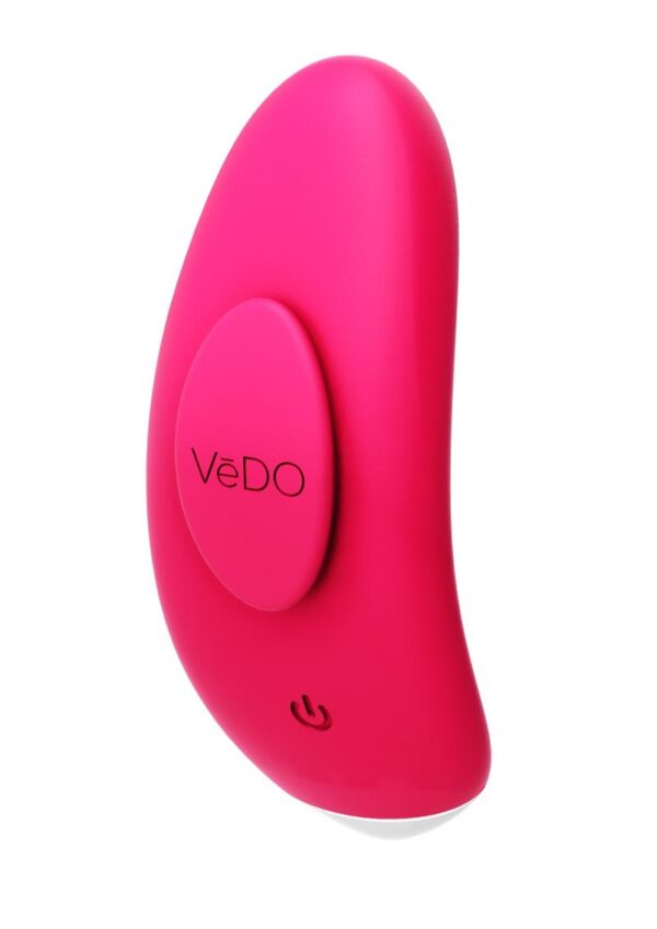 VeDO Niki Rechargeable Silicone Panty Vibe - Foxy Pink - Image 2