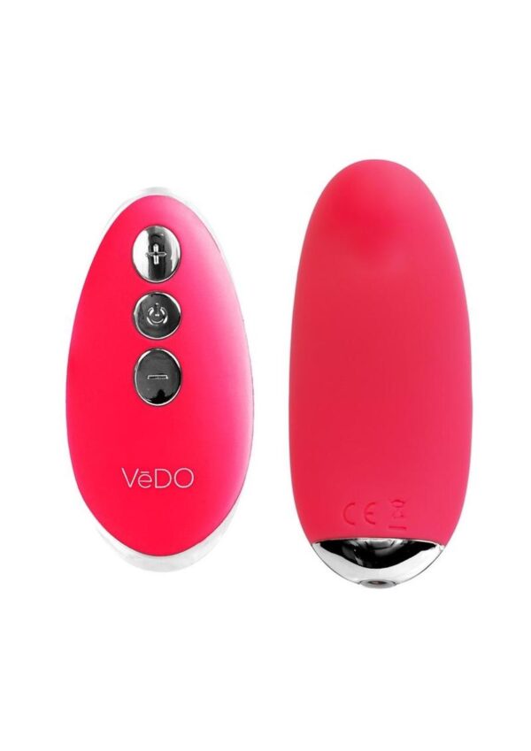 VeDO Niki Rechargeable Silicone Panty Vibe - Foxy Pink - Image 3