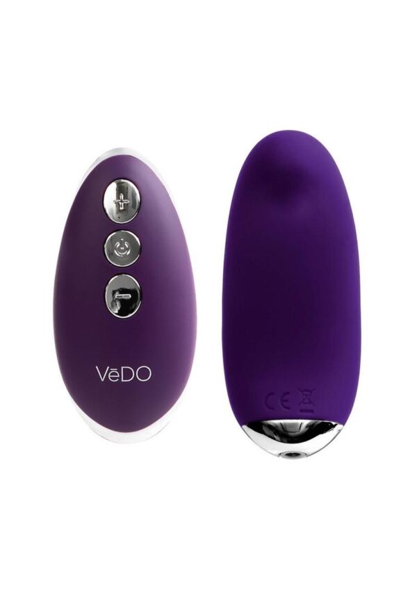VeDO Niki Rechargeable Silicone Panty Vibe - Deep Purple - Image 3