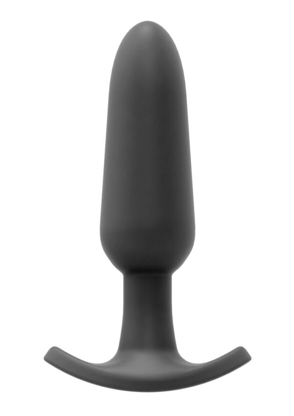VeDO Bump Plus Rechargeable Silicone Anal Vibrator with Remote Control - Just Black - Image 2