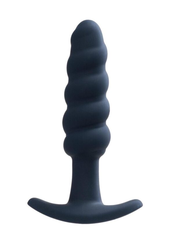 VeDO Twist Rechargeable Silicone Anal Plug - Black - Image 2
