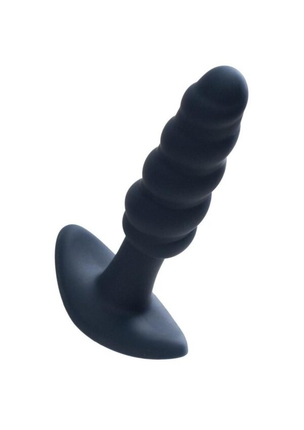 VeDO Twist Rechargeable Silicone Anal Plug - Black - Image 3