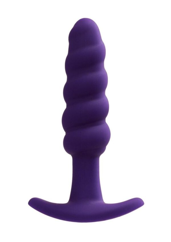 VeDO Twist Rechargeable Silicone Anal Plug - Perfectly Purple - Image 2