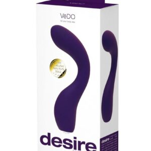 VeDo Desire Rechargeable Silicone G-Spot Vibrator - Purple