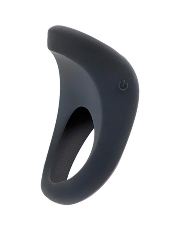 VeDO Drive Vibrating Silicone Cock Ring - Just Black - Image 2