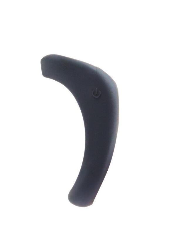 VeDO Drive Vibrating Silicone Cock Ring - Just Black - Image 3