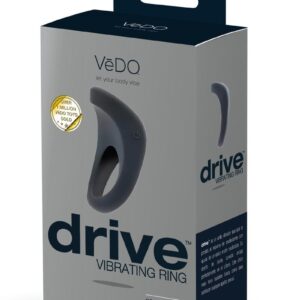 VeDO Drive Vibrating Silicone Cock Ring - Just Black