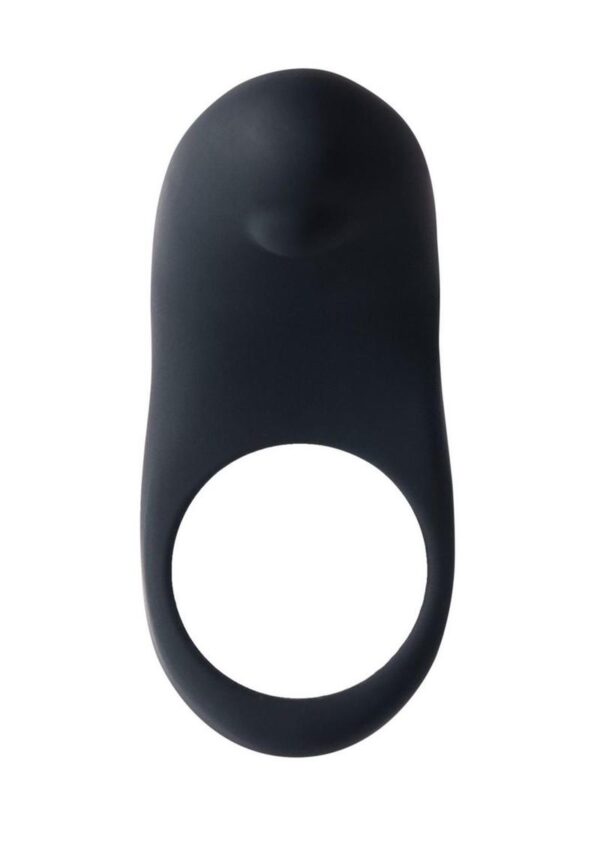VeDo Rev Silicone Rechargeable Vibrating Cock Ring - Black - Image 2