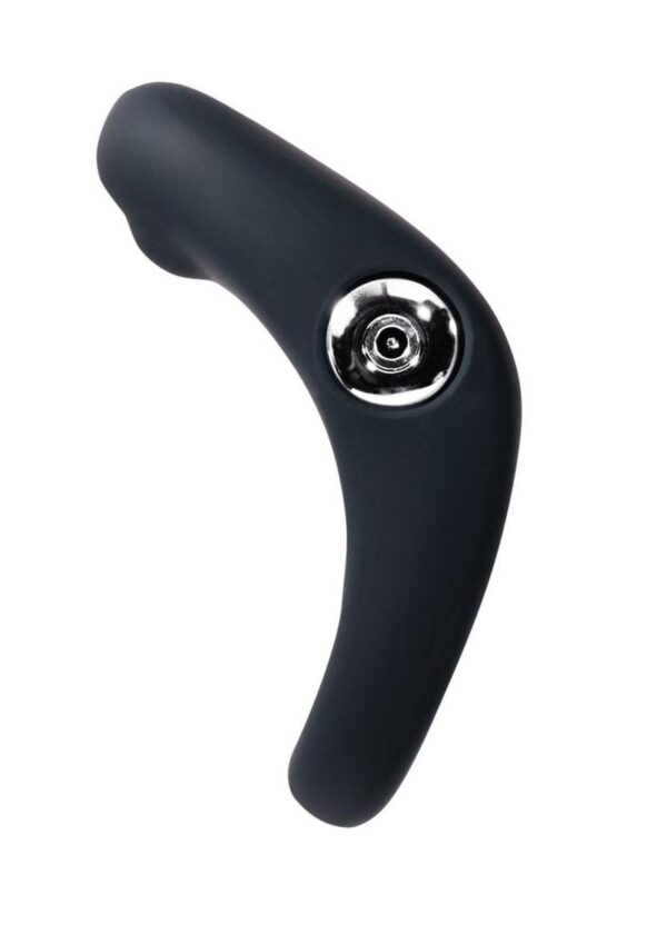 VeDo Rev Silicone Rechargeable Vibrating Cock Ring - Black - Image 4