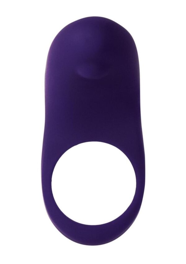 VeDo Rev Silicone Rechargeable Vibrating Cock Ring - Purple - Image 2