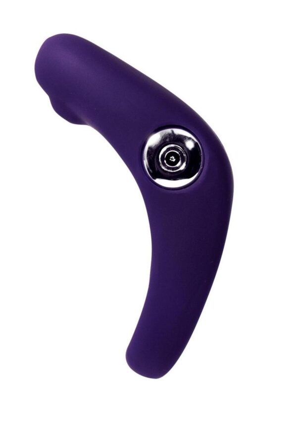 VeDo Rev Silicone Rechargeable Vibrating Cock Ring - Purple - Image 4