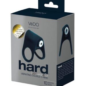 VeDo Hard Rechargeable Silicone Cock Ring - Black
