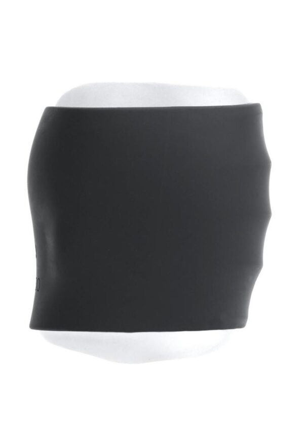VeDO Grip Rechargeable Silicone Vibrating Sleeve - Just Black/Glow In The Dark - Image 3