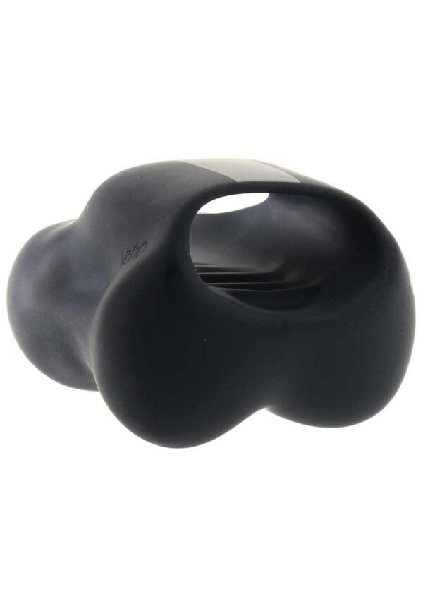 VeDO Hotrod Silicone Rechargeable Warming Masturbator - Just Black - Image 4