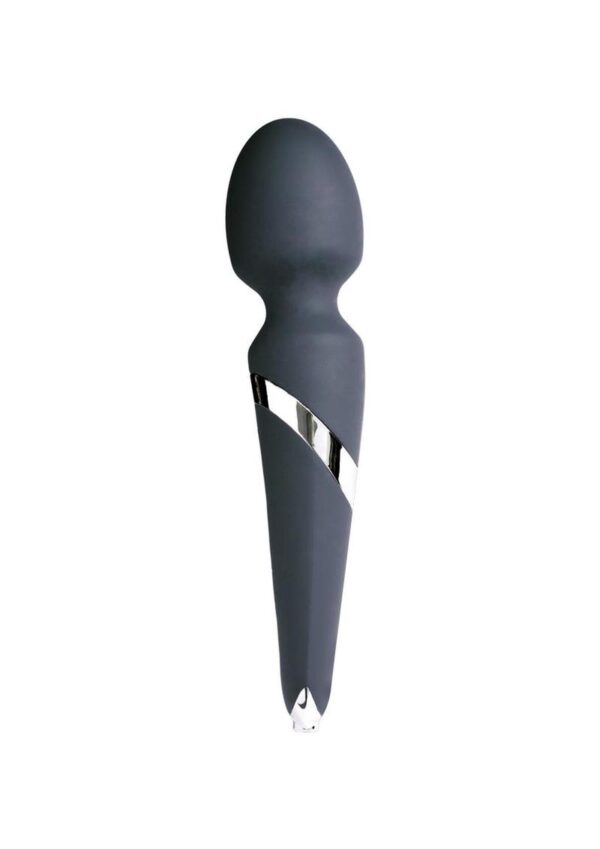 VeDO Wanda Rechargeable Silicone Wand Massager - Just Black - Image 4