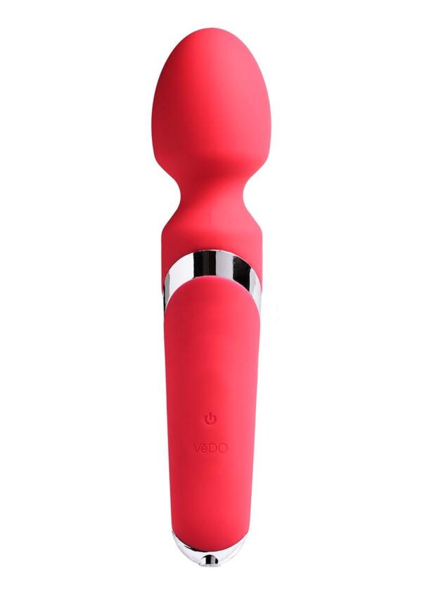 VeDO Wanda Rechargeable Silicone Wand Massager - Foxy Pink - Image 2