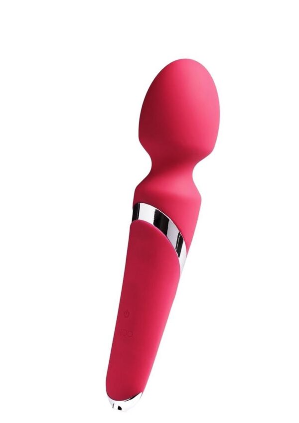 VeDO Wanda Rechargeable Silicone Wand Massager - Foxy Pink - Image 3