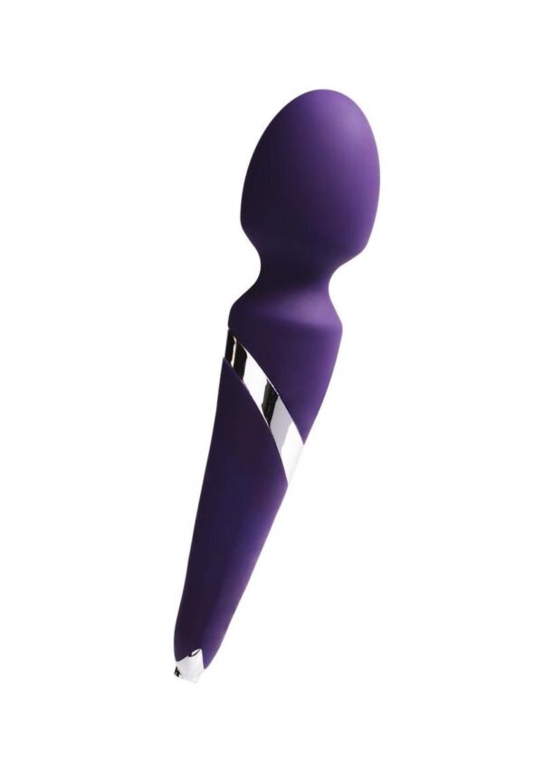 VeDO Wanda Rechargeable Silicone Wand Massager - Deep Purple - Image 4