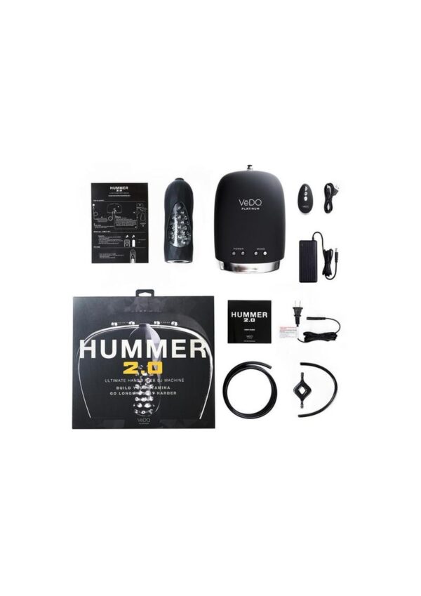 VeDO Savvy The Hummer 2.0 BJ Machine Rechargeable Masturbator with Remote Control - Black - Image 4