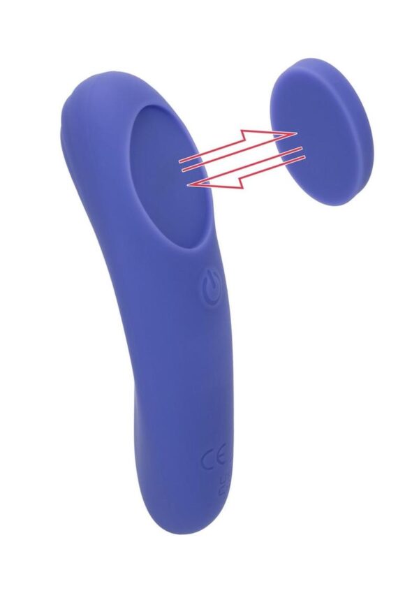CalExotics Connect Panty Teaser Rechargeable Silicone App Compatible Panty Vibrator with Remote Control - Purple - Image 2