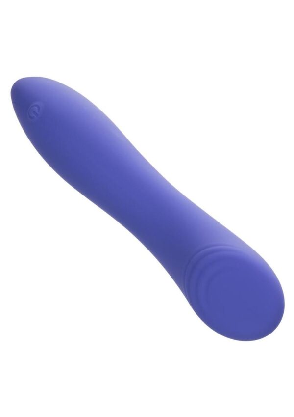 CalExotics Connect Contoured G Rechargeable Silicone App Compatible G-Spot Vibrator with Remote Control - Purple - Image 2