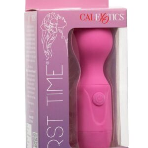 First Time Rechargeable Silicone Massager - Pink