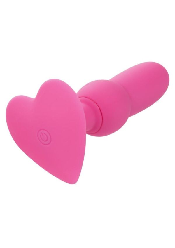 First Time Vibrating Beaded Silicone Rechargeable Probe - Pink - Image 3