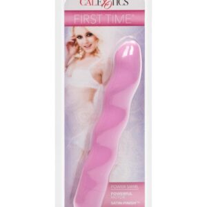 First Time Power Swirl Vibrator - Pink