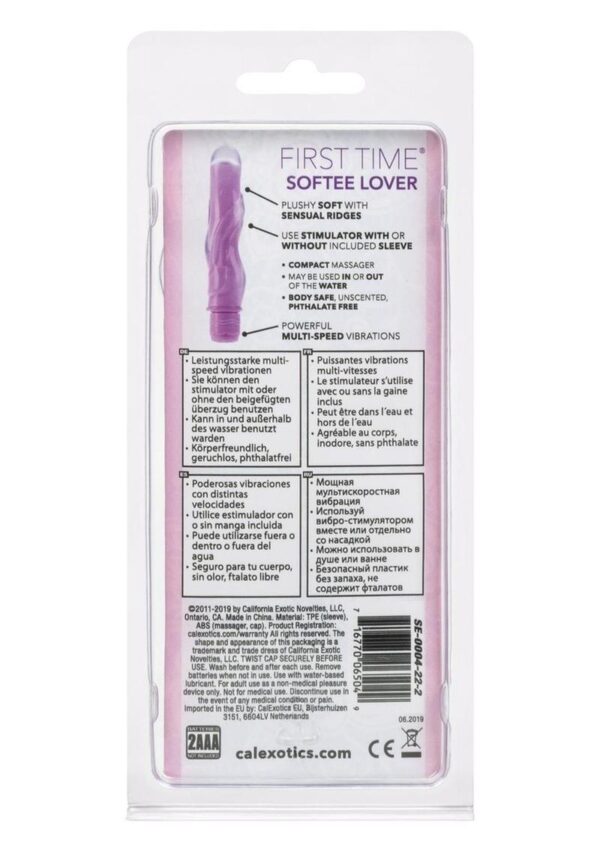 First Time Softee Lover Vibrator - Purple - Image 4
