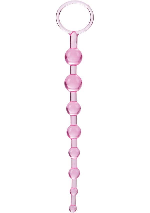 First Time Love Anal Beads - Pink - Image 2