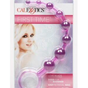 First Time Love Anal Beads - Pink