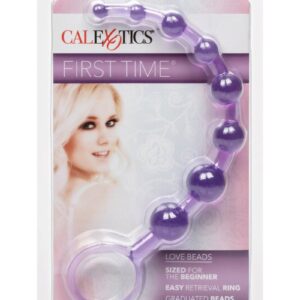 First Time Love Anal Beads - Purple